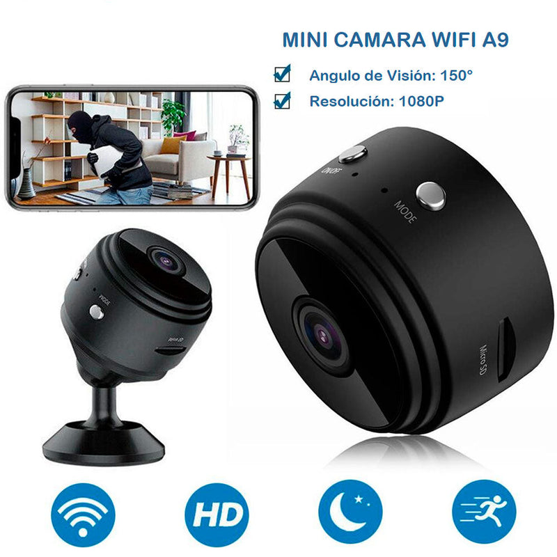 Camara A9 mini Vision Nocturna Full HD Wi-Fi